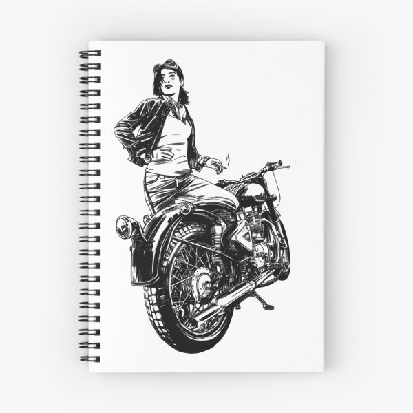 Aperçu de l'œuvre Biker Girl créée et vendue par Blems.