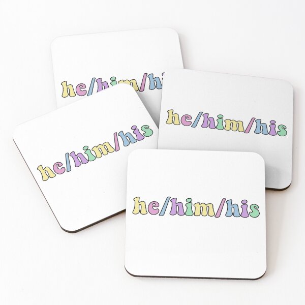 Item preview, Pastel He/Him/His Pronouns designed and sold by designsbyem5.
