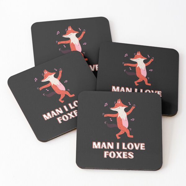 Item preview, Man I Love Foxes designed and sold by SportyDogShop.