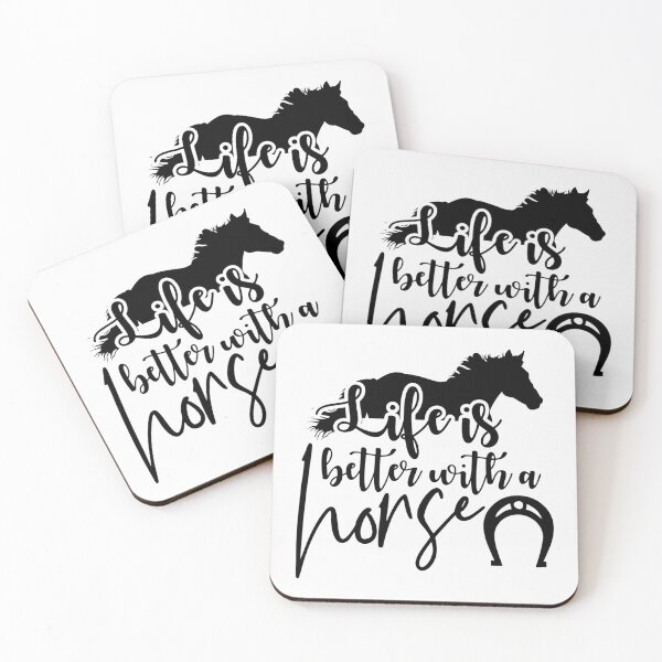 Item preview, Life is better with a horse designed and sold by SasKloset.
