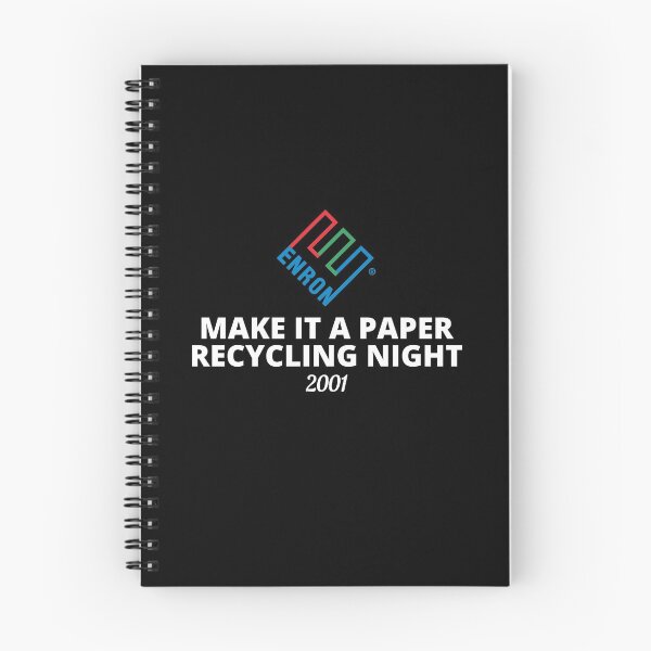 Item preview, Enron Make it a Paper Recycling Night  designed and sold by Marcela872020.