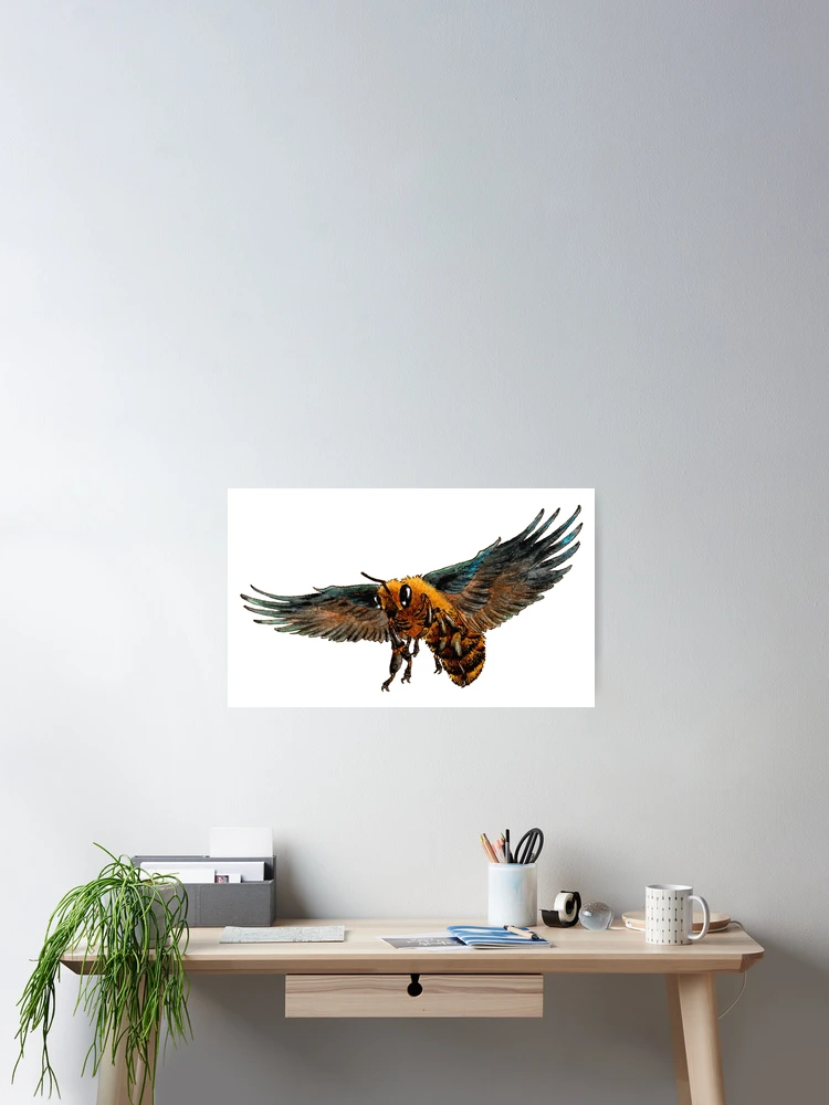 Thumbnail 2 of 3, Poster, Crowbee designed and sold by Rey Mehlhorn.