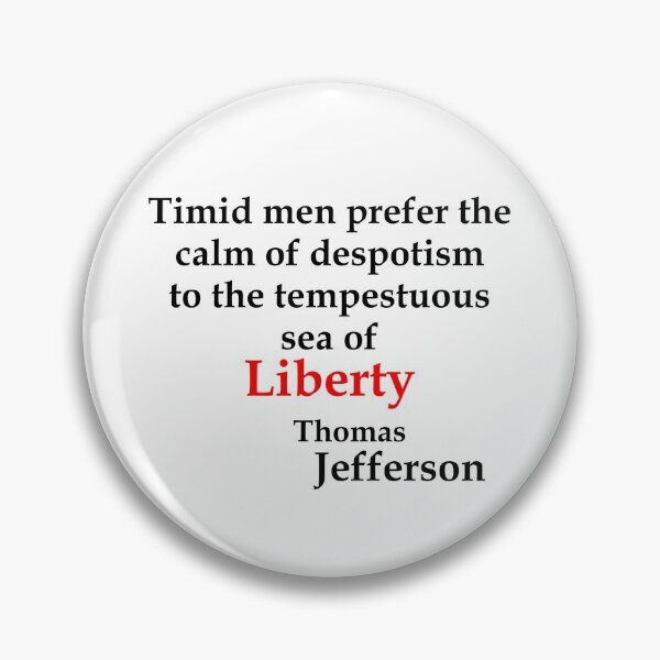 Item preview, Timid men - Thomas Jefferson (WhiteT) designed and sold by OleKurmudgeon.