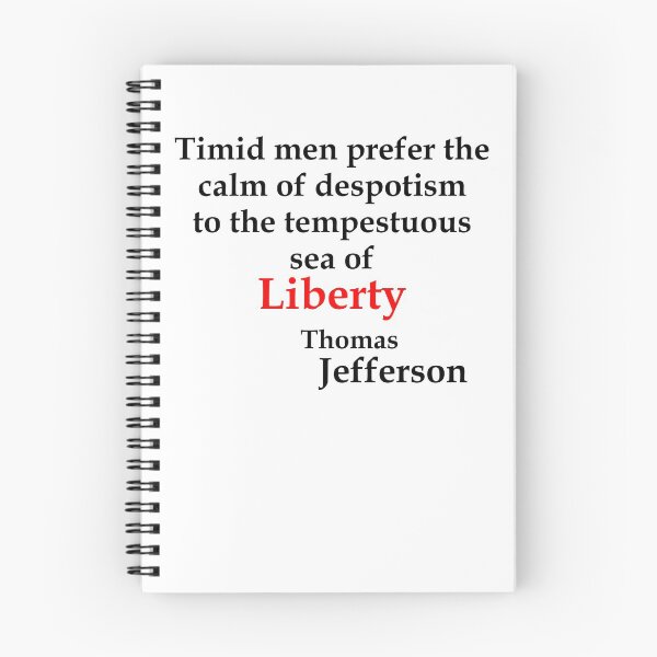 Item preview, Timid men - Thomas Jefferson (WhiteT) designed and sold by OleKurmudgeon.