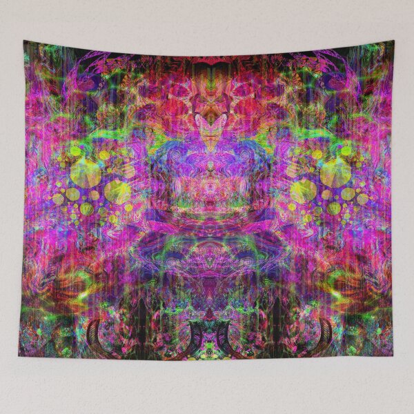 Item preview, Mauve Man (trippy, psychedelic) designed and sold by Discordant Dreams Art.