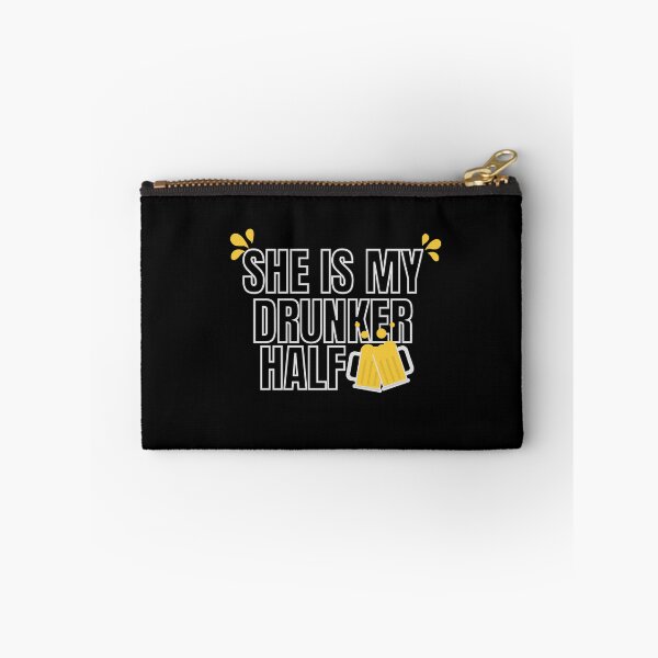 Item preview, She is my drunker Half - perfect gift for wife, girlfriend designed and sold by PeaceyArt.