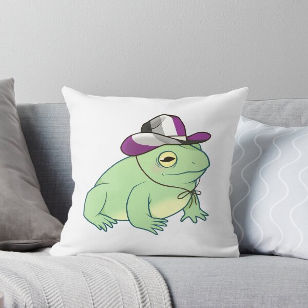 Item preview, Asexual Pride Cowboy Frog designed and sold by saltuurn.