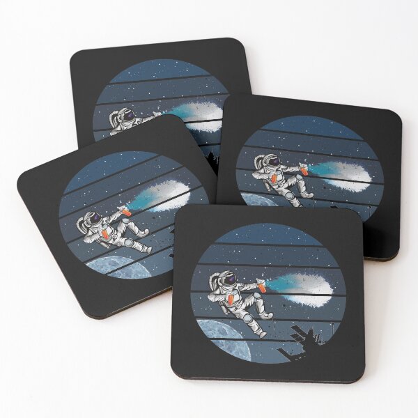 Item preview, Graffiti Astronaut opens a new dimension - retro design designed and sold by brunsch-print.