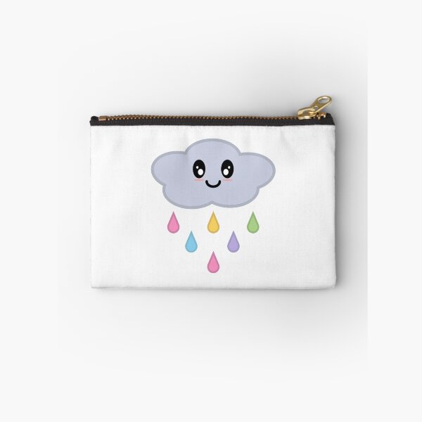 Item preview, Kawaii Cute Rainbow Raindrop Rain Cloud designed and sold by Kelly Leung.