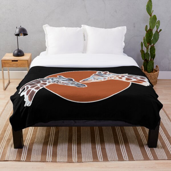 Item preview, Amazing Animals: Cute Giraffe Twins on Brown Circle designed and sold by GraffitiSoup.