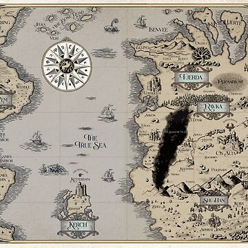 Artwork thumbnail, Colorized Grishaverse Map (High Res) by Clarkrd2