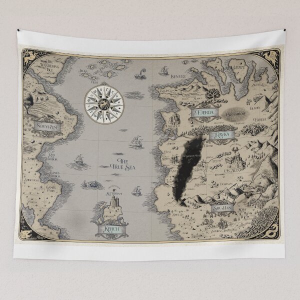 Item preview, Colorized Grishaverse Map (High Res) designed and sold by Clarkrd2.