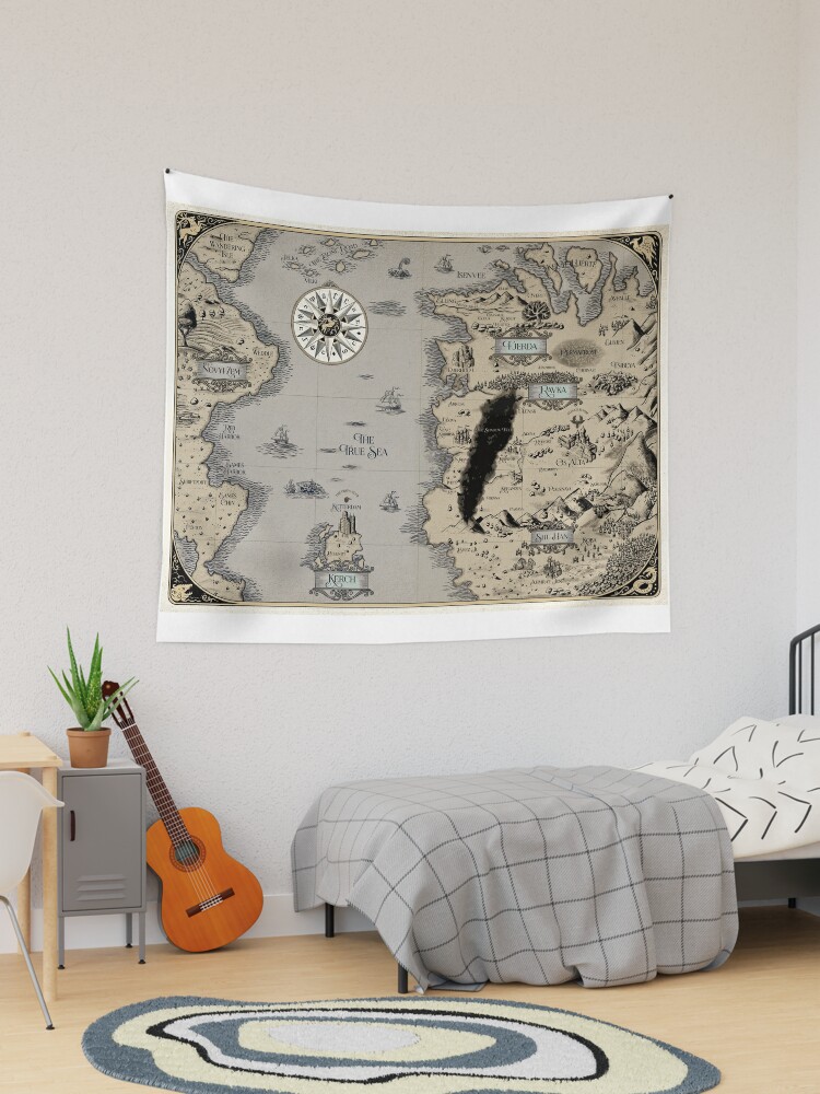 Urban Outfitters, Accessories, World Map Infinity Scarf