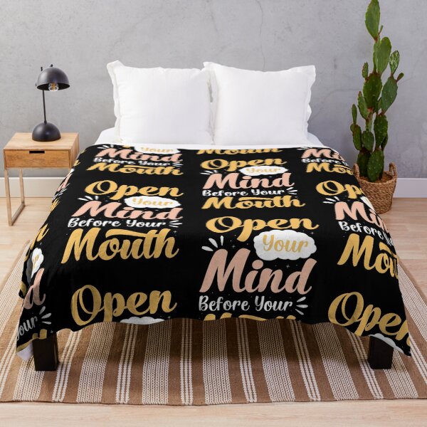 Item preview, Open Your Mind Before Your Mouth designed and sold by Designs-RZ.