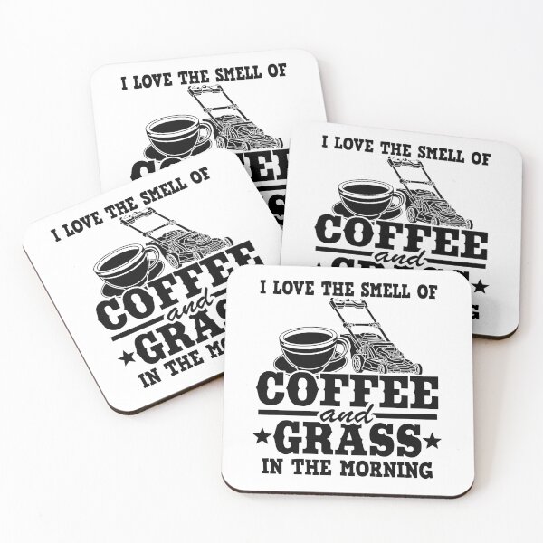 Item preview, Coffee & Grass Funny Lawn Mowing Gift Gardening Father's Day designed and sold by Stronzi.
