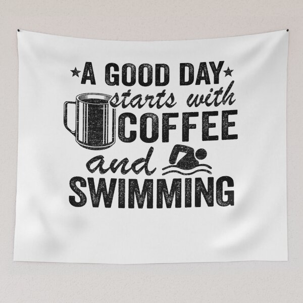 Artikelvorschau, Kaffee & Schwimmen Schwimmer Geschenk Wassersport entworfen und verkauft von Stronzi.