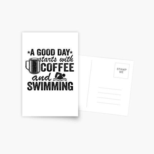 Artikel-Vorschau von Kaffee & Schwimmen Schwimmer Geschenk Wassersport, designt und verkauft von Stronzi.