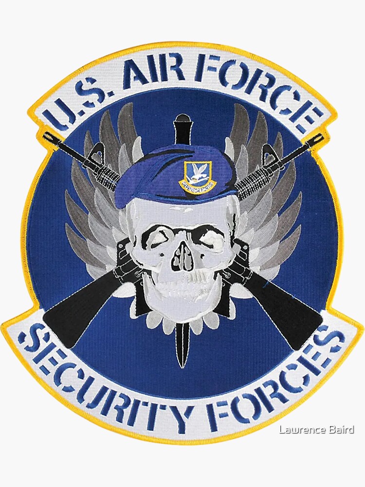 "U S Air Force Security Forces" Sticker for Sale by lawrencebaird