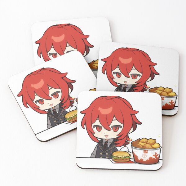 Item preview, Diluc Chibi IV designed and sold by vanil1a.