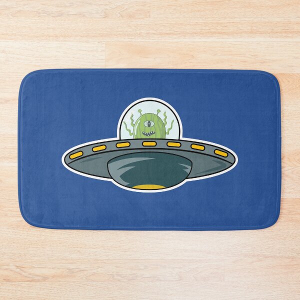 Item preview, Cute Alien in flying saucer designed and sold by Dan66.