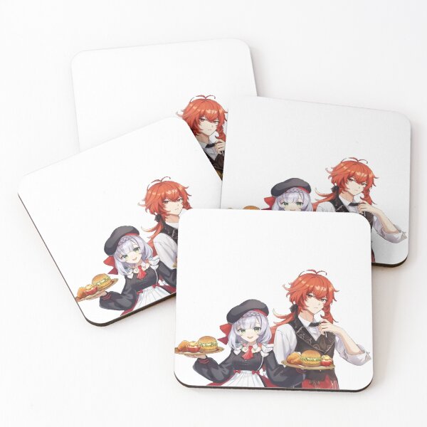 Item preview, Diluc and Noelle designed and sold by vanil1a.