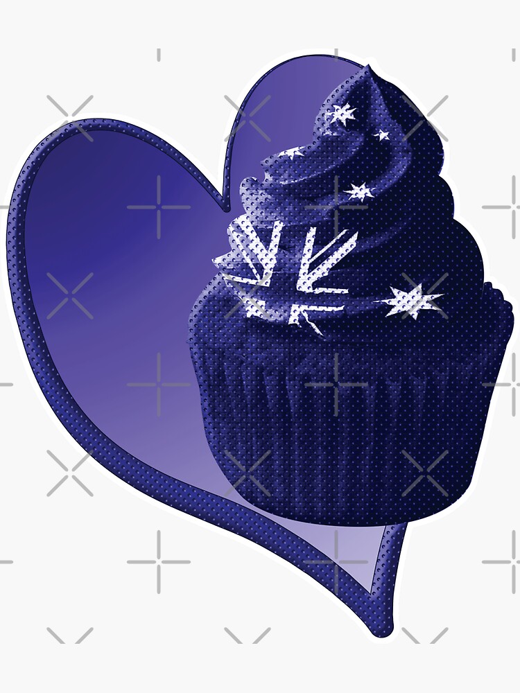 I love Australia cute aesthetic blue cupcake lovers-Cupcake day ...