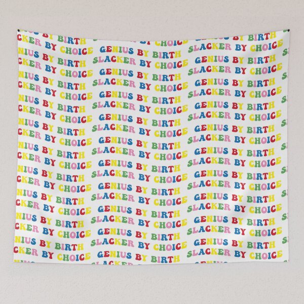 Item preview, Genius by birth slacker by choice designed and sold by SoCindy.