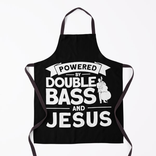 Item preview, Powered By Double Bass And Jesus Musician Gift designed and sold by Toeffishirts.