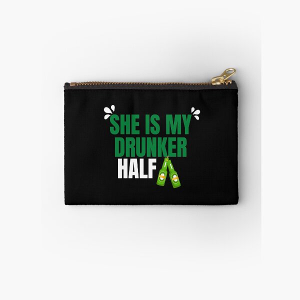 Item preview, She is my drunker Half - perfect gift for wife, girlfriend designed and sold by PeaceyArt.
