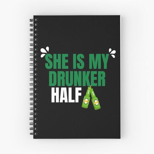 Item preview, She is my drunker Half - perfect gift for wife, girlfriend designed and sold by PeaceyArt.