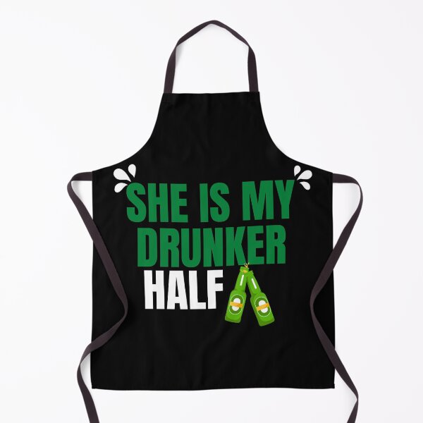 Item preview, She is my drunker Half - perfect gift for wife, girlfriend designed and sold by PeaceyArt.
