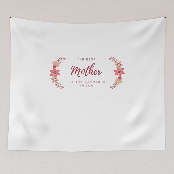 Item preview, The best mother of the daughter in law in White designed and sold by ForeverInColors.