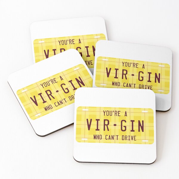 Item preview, Yellow Plaid, v2 Clueless Virgin Who Can't Drive, License Plate Original Design designed and sold by marina ralston.