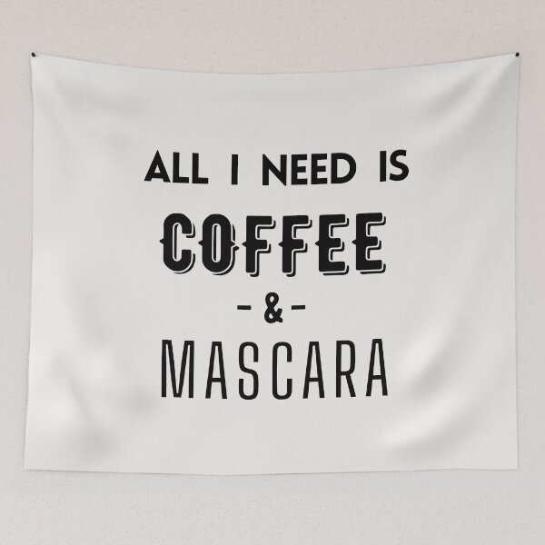 Item preview, All I need is coffee and Mascara designed and sold by hudaartlife.