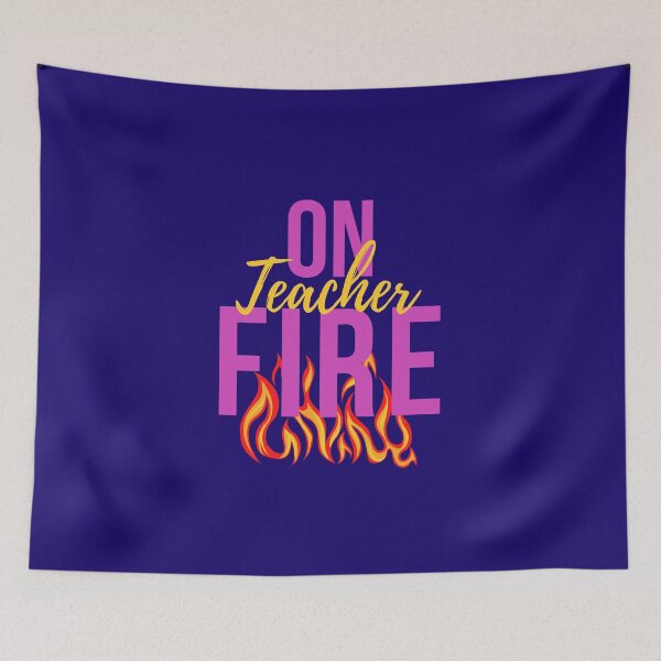 Item preview, Teacher on Fire designed and sold by Snapshots-Plus.