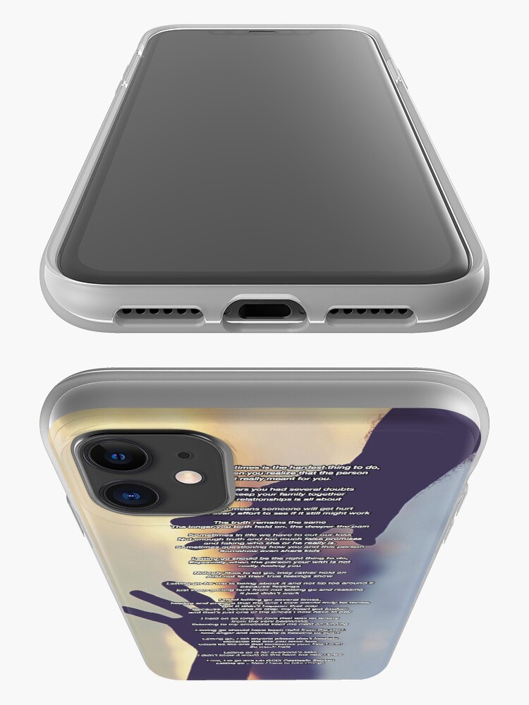Alternate view of My Poem "Letting Go" iPhone Case & Cover
