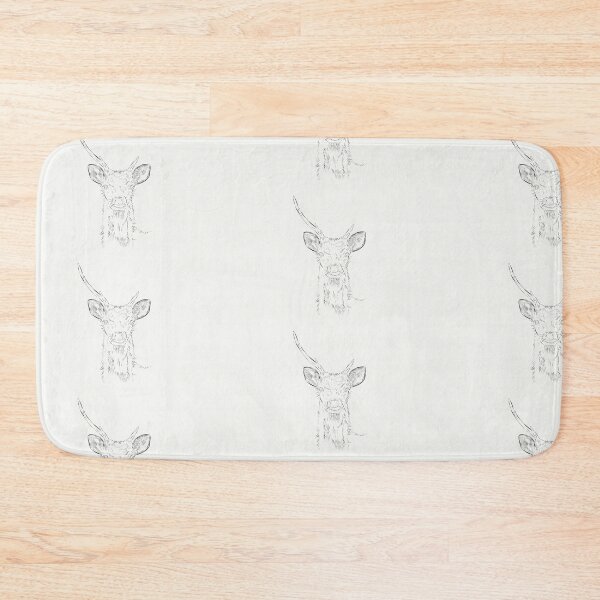 Item preview, young stag Line work designed and sold by Ravish  Apricot.