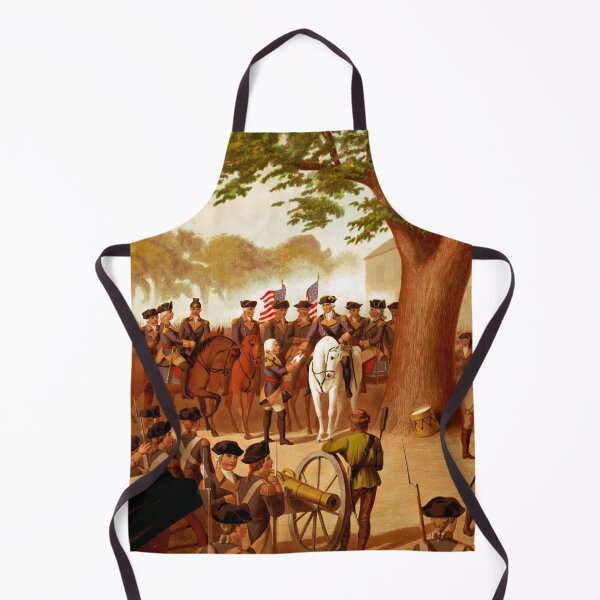 Item preview, Washington Taking Command of the Army at Cambridge (1875) designed and sold by allhistory.