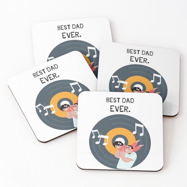 Item preview, Best dad ever music notes designed and sold by jannelserrano.