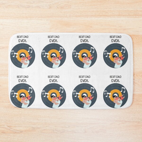 Item preview, Best dad ever music notes designed and sold by jannelserrano.
