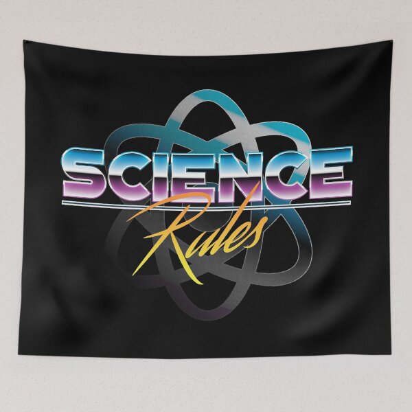 Item preview, Science Rules Retro 80's style designed and sold by Daniel Lomelí.