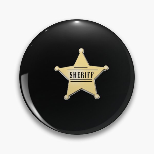 Item preview, Sheriff Star Badge  designed and sold by AHMTheBeesTees.