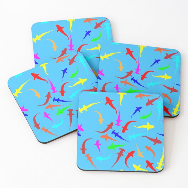 Item preview, Sea Full of Colourful Sharks designed and sold by LaughterLux.