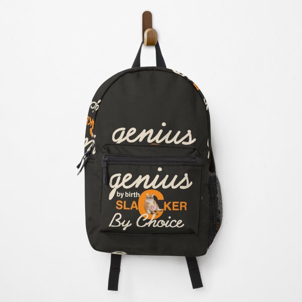 Item preview, genius by birth slacker by choice designed and sold by EMAN ABDELRAHMAN.
