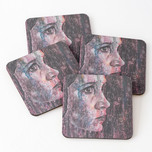 Item preview, Carrie Fisher - hand-drawn oil and ink portrait designed and sold by HRHildebrand.