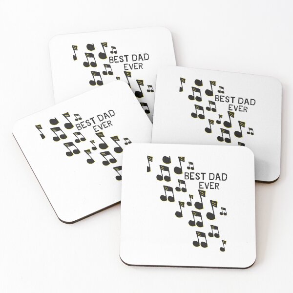 Item preview, Best dad ever music notes designed and sold by jannelserrano.