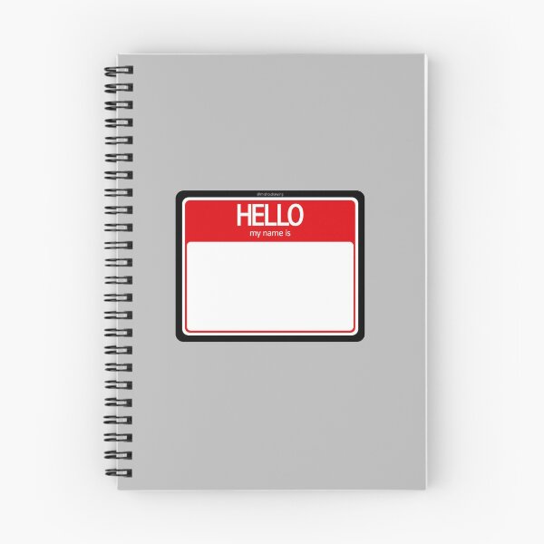Item preview, Misho´s "HELLO my name is" (Red) designed and sold by misho-drawing.