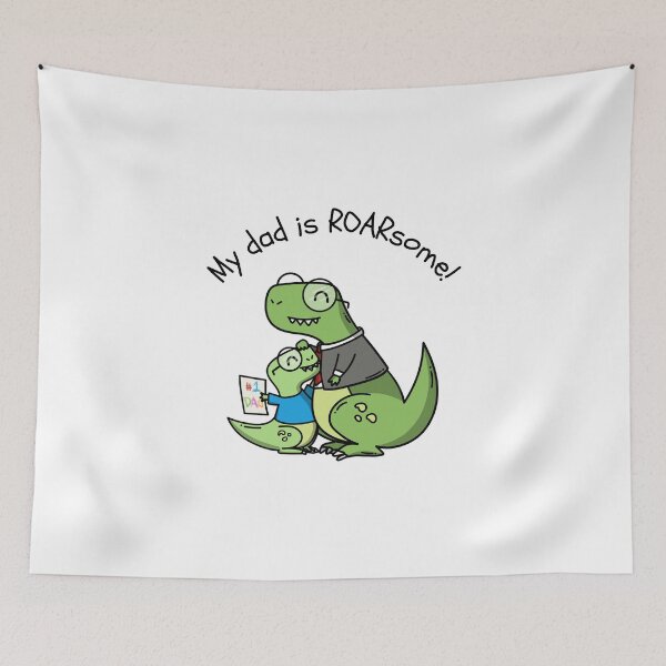 Item preview, My Dad is ROARsome! Father's Day design to match ROARsome Dad design gifts. designed and sold by Evartdesign.