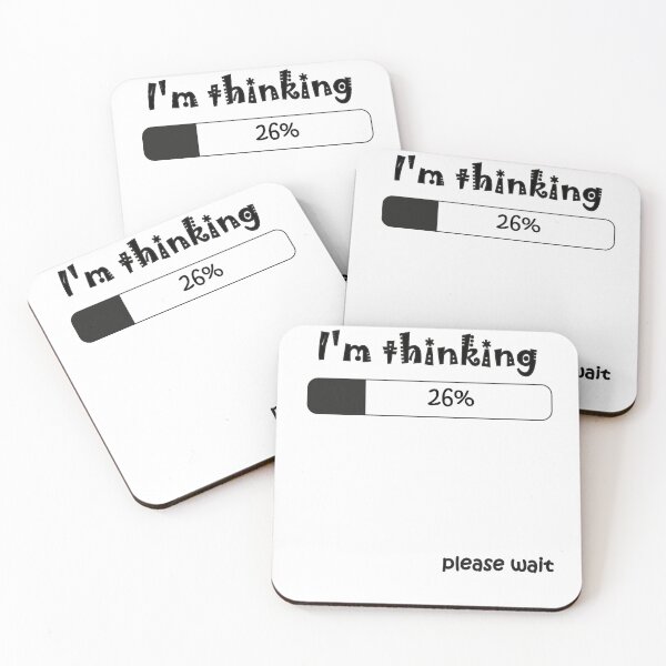 Item preview, I'm Thinking, Please wait Funny T-shirt. designed and sold by hichamchim.