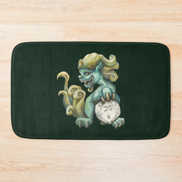 Item preview, Fu Dog With D20 Dice designed and sold by Miriam Steinau.